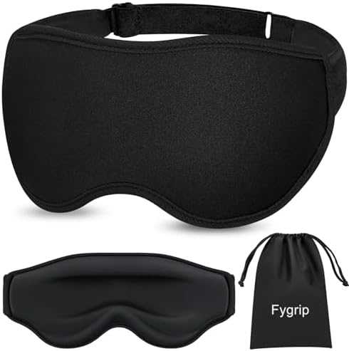3D Sleep Mask, Black